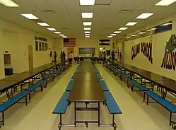 Comedor en un instituto americano (Calhan, Colorado, 2008)
