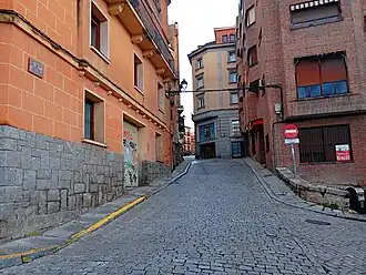 Calle que lleva su nombre en Segovia