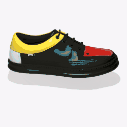 Animación de calzado de campista