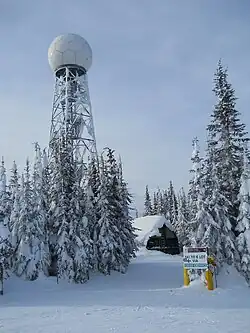 Silver Star Mountain (Columbia Británica) CXSS (un radar WSR-98A).