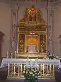 Altar del Santísimo, donde se guardan los restos del Beato