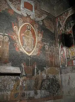 Frescos de Antón Sánchez de Segovia en la Capilla del Aceite de la Catedral Vieja de Salamanca.