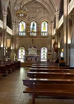 Nave principal del templo