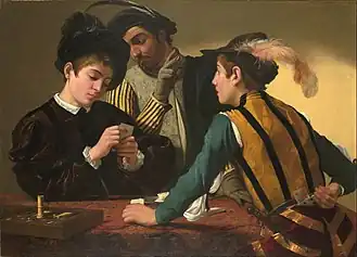 Caravaggio, Los jugadores de cartas