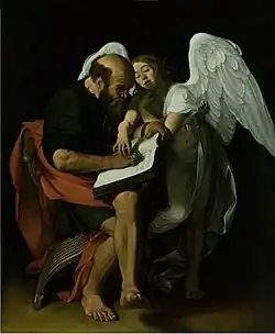 Caravaggio MatthewAndTheAngel byMikeyAngels