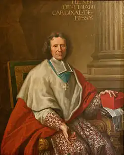 Retrato del cardenal Henri-Pons de Thiard de Bissy (1657-1737). Anónimo