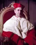 Giovanni Battista Montini (1897–1978), creado cardenal el 15 de diciembre de 1958.