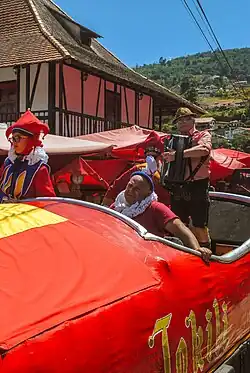 Celebración del Jokili por parte de los colonieros, una figura carnavalesca con más de 240 años de antigüedad, originaria de Endingen, ciudad alemana de la que procedían la mayoría de los colonos que fundaron la Colonia Tovar.