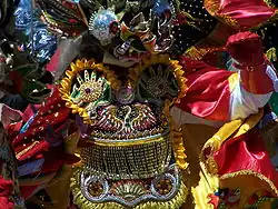 Detalle del traje de la Diablada