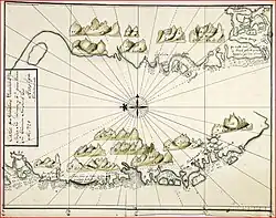 (1724) Mapa de Egede de Groenlandia occidental
