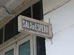 Cartel "Sala de Espera"