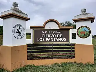 Acceso al Parque Nacional Ciervo de los Pantanos