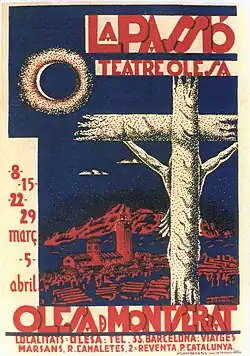 Cartel de la Passió de Olesa.