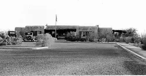 Centro de visitantes en 1934