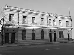 Casa de Jorge Vásquez Castillo, diseñada por Salvador Vásquez, vista por la calle San Ignacio (fotomontaje restauración virtual).