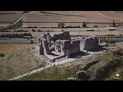 Vista del castillo desde un DJI Mavic2