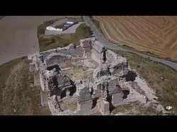 Vista del castillo desde un DJI Mavic2