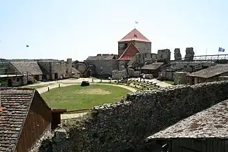 Patio interior del castillo