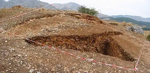 Vista del foso interno del bastión