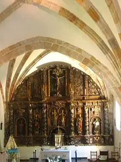 Retablo del altar de la Iglesia