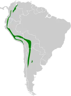 Distribución geográfica del semillero sencillo.