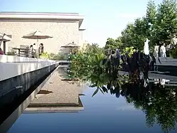 Estanque en el jardín.