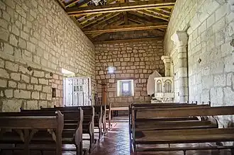 Interior de la ermita