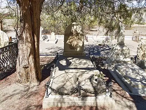 Tumba de ‘Don Santiago’ James Thomas Humberstone (1850-1939)