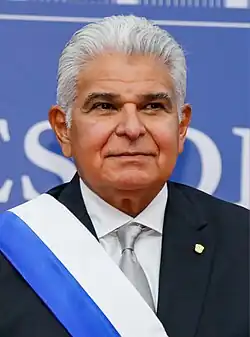 Panamá Panamá José Raúl Mulino 2024–presente