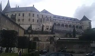 Vista del castillo (verano 2012).