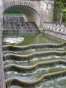 Parte del jardín acuático.