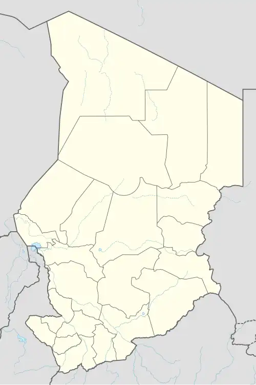Sarh ubicada en Chad
