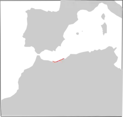 Mapa de distribución.