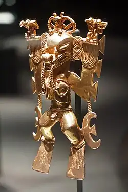 Figura de oro de un Chamán