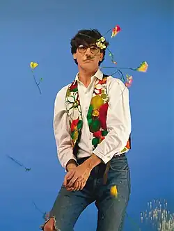 Charly García fotografíado por Alejandro Kuropatwa en 1989