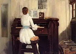 Mrs Meigs al piano (1883)