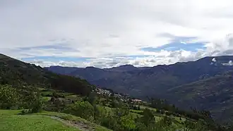 Vista del plano desde la bajada.