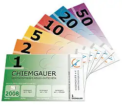 Billetes Chiemgauer