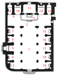 Planta de la iglesia