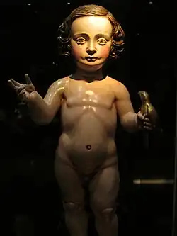 Niño Jesús en madera policromada, s. XVII