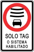 Solo tag o sistema habilitado