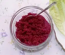 Chrain (salsa picante de rábano picante)