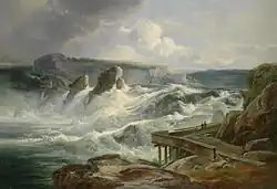 Las cataratas del Rin cerca de Schaffhausen