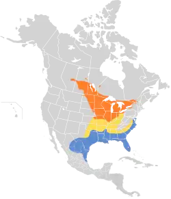 Distribución geográfica del cucarachero sabanero.