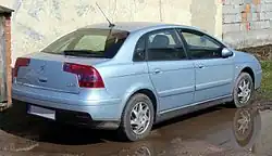 Citroën C5 Fase II, vista trasera (2005-2007)