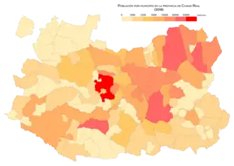 Población por municipio en 2018