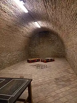 Vista interior de una de las bóvedas