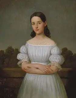Retrato de Clara Mazureau (1838)