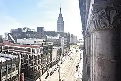La Terminal Tower desde Euclid Avenue
