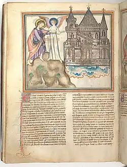 Juan condujo a la Nueva Jerusalén, folio 36v